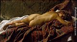 Jacob Collins Reclining Nude painting